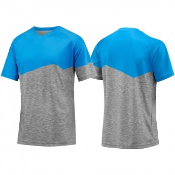 Джерси с коротким рукавом TRANSCEND синий/серый MD